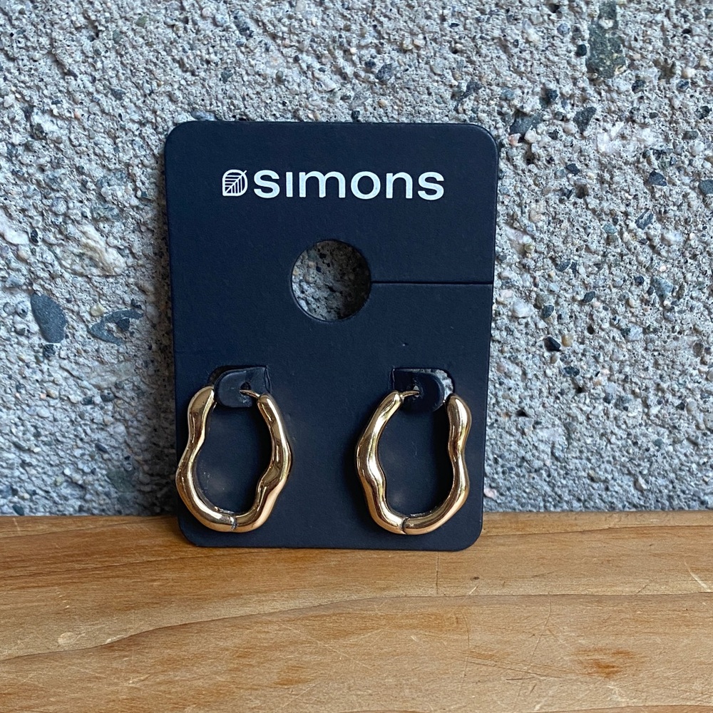 🆕 Simons “Wave” Earrings - Picture 1 of 5